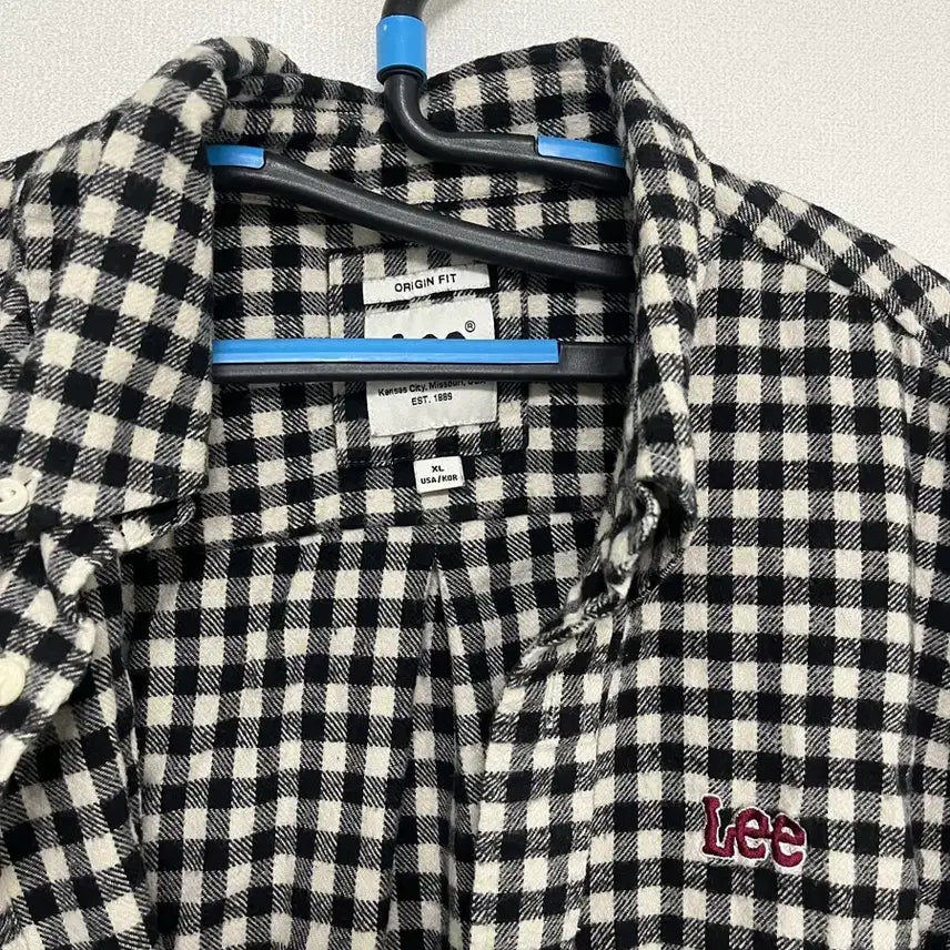 [BUNJANG] Lee Brushed Check Flannel Shirt / lee 기모 체크 셔츠 남방