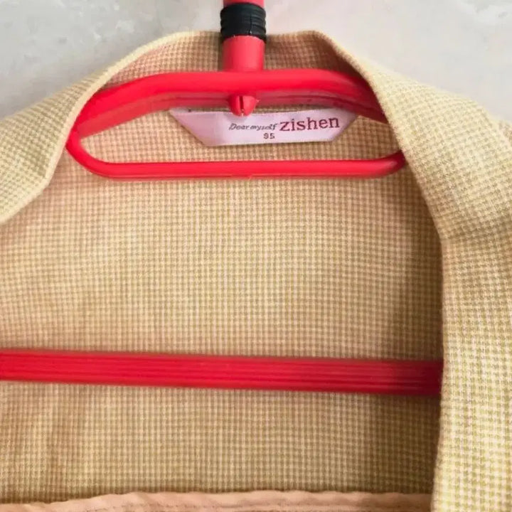 [BUNJANG] Zishen 7-Sleeve Shirt Yellow Size 95 / 지센 7부 셔츠 95
