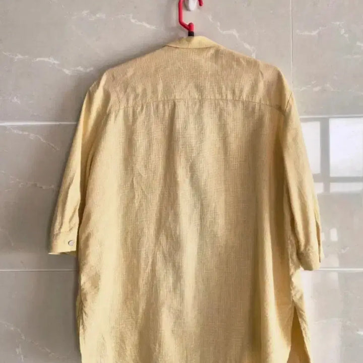 [BUNJANG] Zishen 7-Sleeve Shirt Yellow Size 95 / 지센 7부 셔츠 95