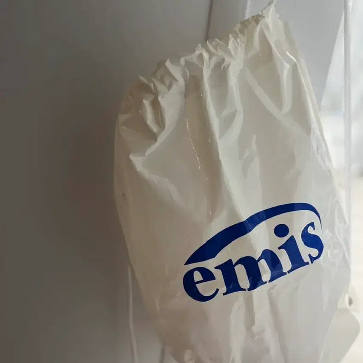 [BUNJANG] Emis Logo Embroidered Cotton Twill Ball Cap Ivory/Red / emis 엠이즈 볼캡 아이보리/레드