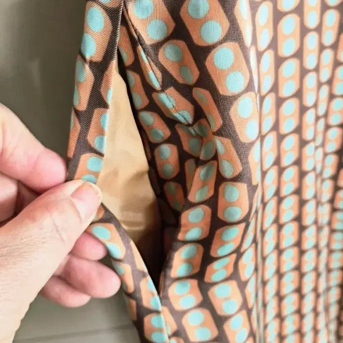[BUNJANG] Shin Jang Kyung Patterned Dress / 신장경 원피스 55~66