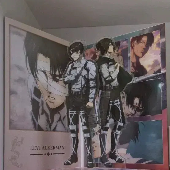 [BUNJANG] Attack on Titan Levi Hanji Acrylic Stand Final / 진격거 리바한지 리바이 한지 아크릴 스탠드 파이널