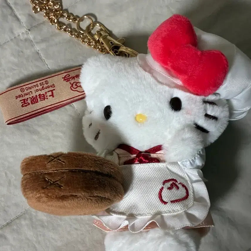 [BUNJANG] Sanrio Hello Kitty Chef Keychain / 산리오 키티 상하이 요리사 인형키링