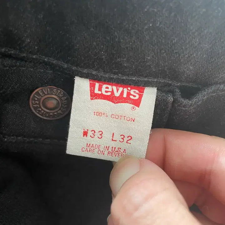 [SOLD OUT] 리바이스 90s 505 블랙 Made in Usa (30-31)