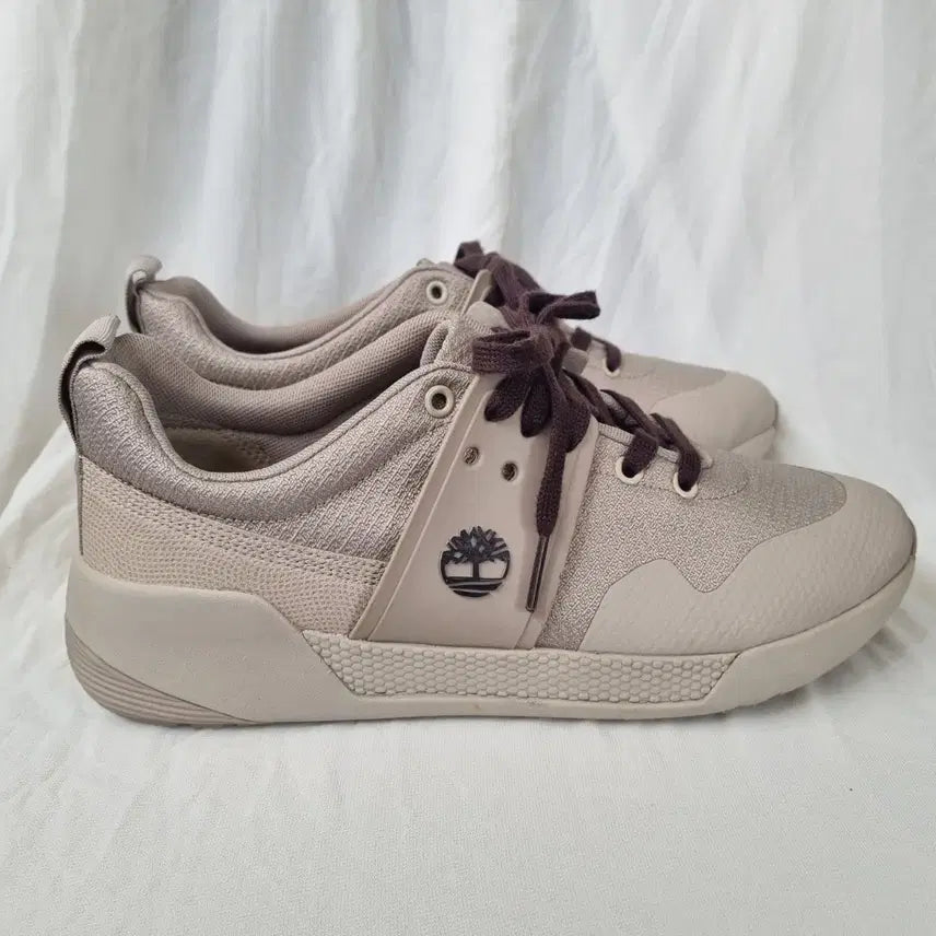 [BUNJANG] Timberland Beige Suede Sneakers Women&
