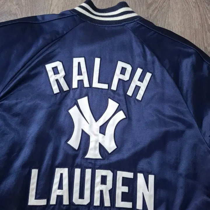[BUNJANG] Polo Ralph Lauren x MLB New York Yankees Varsity Stadium Blouson Jacket - Size L / L 원판 폴로랄프로렌 x MLB 뉴욕 양키즈 바시티 스타디움 블루종 자켓