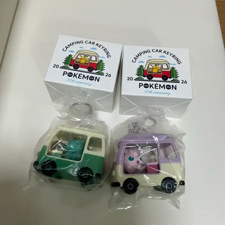 [BUNJANG] Pokemon Camping Car Keychain Purin 30th Anniversary / 포켓몬 캠핑카 키링 30주년 푸린