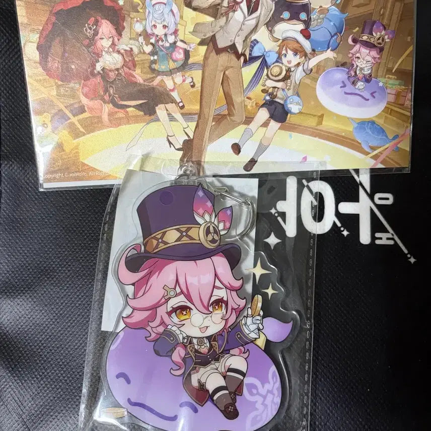 [BUNJANG] Genshin Impact TaoBao Exclusive Acrylic Topper &amp; Postcard Set / 원신 타오바오 특전 아크릴토퍼&amp;엽서