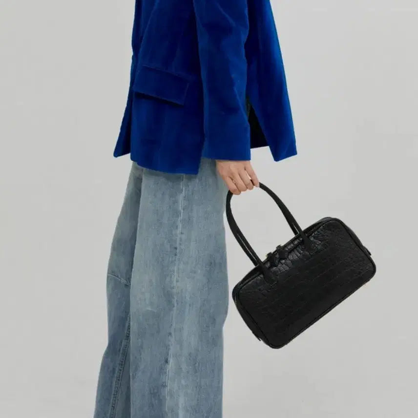 [BUNJANG] Jane B &amp; K Vicky Bag Croc Small Black / 제인백앤드 비키백