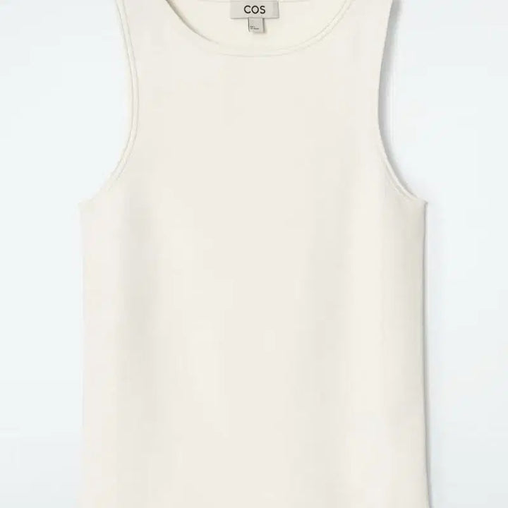 [BUNJANG] COS Tubular Knitted Sleeveless Top Ivory M / COS 튜블라 니티드 슬리브리스 탑 아이보리 M