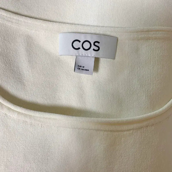 [BUNJANG] COS Tubular Knitted Sleeveless Top Ivory M / COS 튜블라 니티드 슬리브리스 탑 아이보리 M