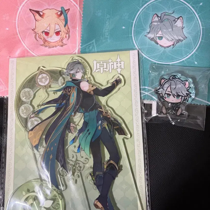 [BUNJANG] Genshin Impact Alhaitham &amp; Kaveh Official &amp; Unofficial Merchandise Bundle Set / 원신 알하이탐 카베 공굿&amp;비공굿 일괄