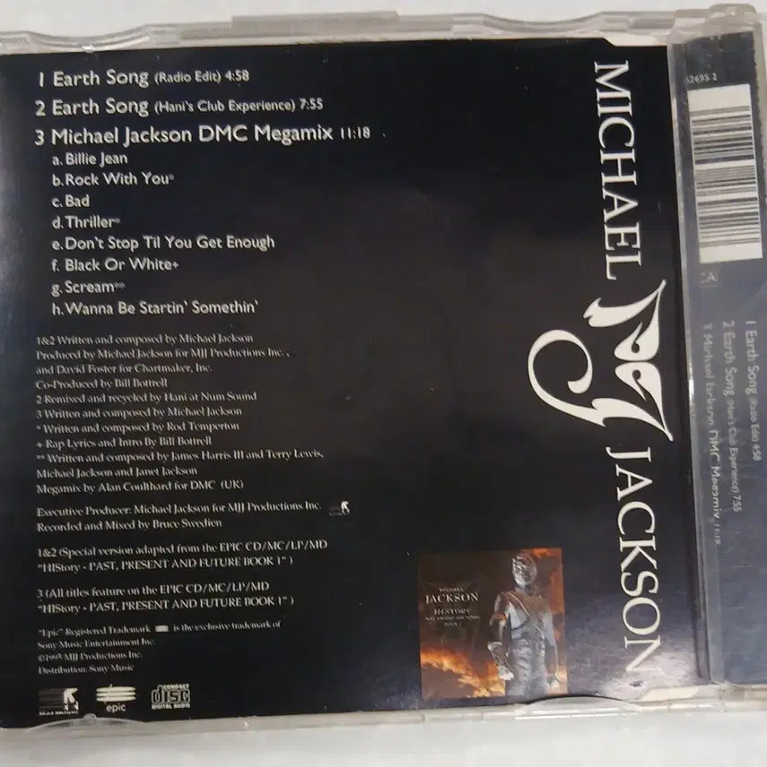 [BUNJANG] Michael Jackson Earth Song Import Single CD / 마이클 잭슨 수입 싱글 CD Michael Jackson 마이클잭슨