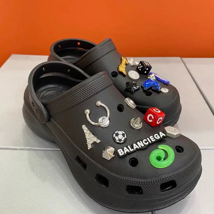 [BUNJANG] Balenciaga Crocs Clogs Rain Boots Sandals / 발렌시아가 크록스 클로그 레인부츠 공용 샌들 235mm