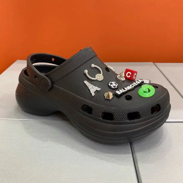 [BUNJANG] Balenciaga Crocs Clogs Rain Boots Sandals / 발렌시아가 크록스 클로그 레인부츠 공용 샌들 235mm