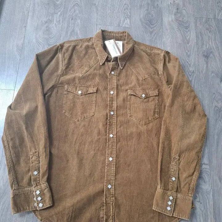 [BUNJANG] RRL Western Corduroy Shirt Brown L / L 더블알엘 웨스턴 코듀로이 셔츠 브라운