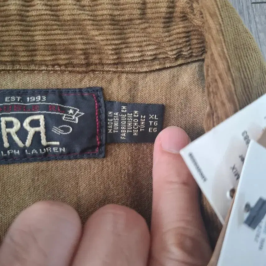 [BUNJANG] RRL Western Corduroy Shirt Brown L / L 더블알엘 웨스턴 코듀로이 셔츠 브라운