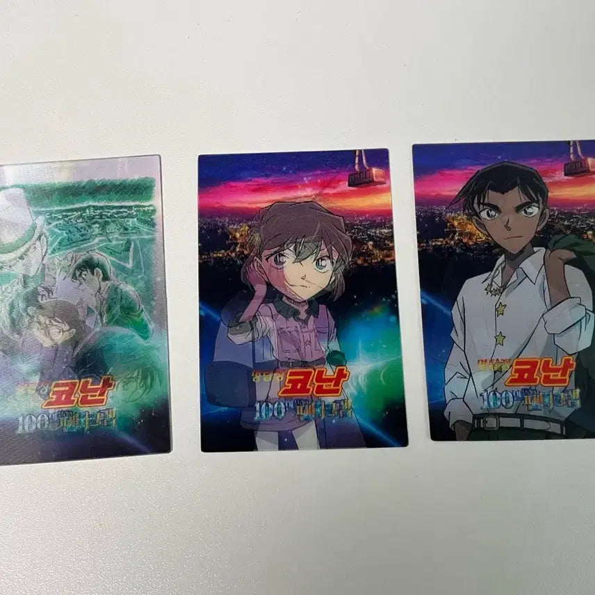 [BUNJANG] Detective Conan: The Million Dollar Pentagram Haesung &amp; Rose Lenticular Card Bundle Set / (일괄)명탐정코난 100만달러의 펜타그램 하인성 장미 렌티큘러 카드