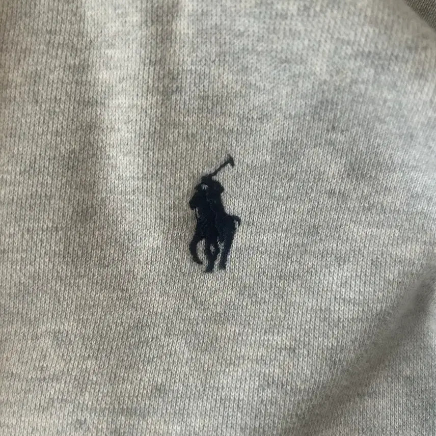 [BUNJANG] Polo Ralph Lauren Grey/Oatmeal Hoodie / 폴로 후드집업