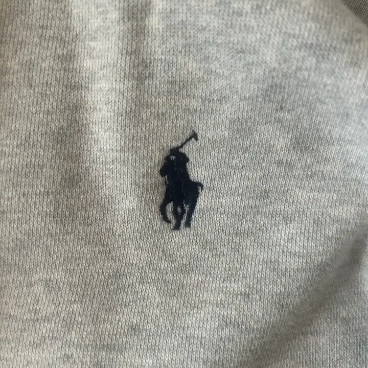[BUNJANG] Polo Ralph Lauren Grey/Oatmeal Hoodie / 폴로 후드집업