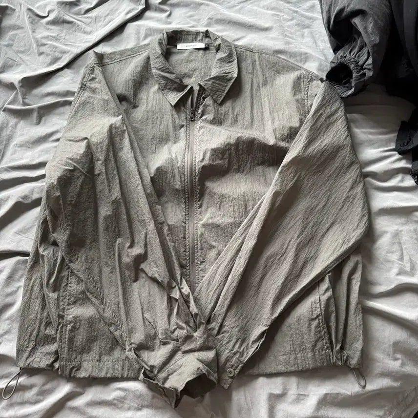 [BUNJANG] Momento Sheer Zip-Up Shirt / 아모멘토 멘 sheer zip up shirts 집업 셔츠