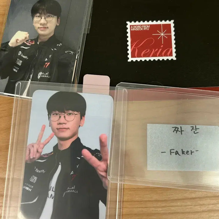 [BUNJANG] T1 Doran Photocard + T1 Photocard Set / 티원존 도란포카 + 티원존 포카세트