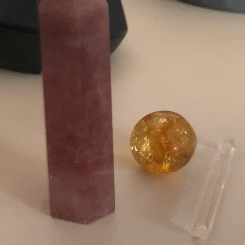 [BUNJANG] Amethyst, Citrine, and Quartz Crystal Cluster Set / 자수정/황수정/수정 클러스터 세트(명상/장식용)