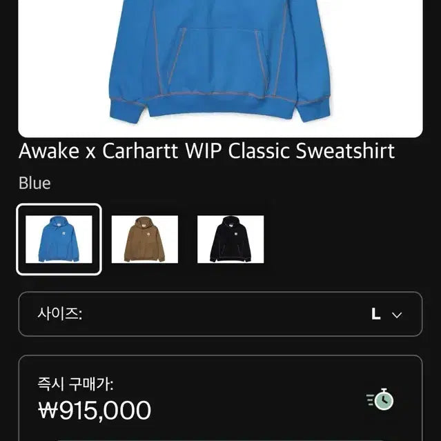 [BUNJANG] Carhartt x Awake NY Collaboration Hoodie / 칼하트 x 어웨이크 Awake NYC 콜라보 후드티 (빈지노 착용)