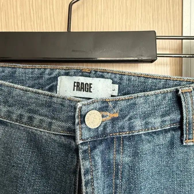 [BUNJANG] frage Flare Damage Denim Pants L / frage 프라게 플레어 데미지 데님 팬츠 L