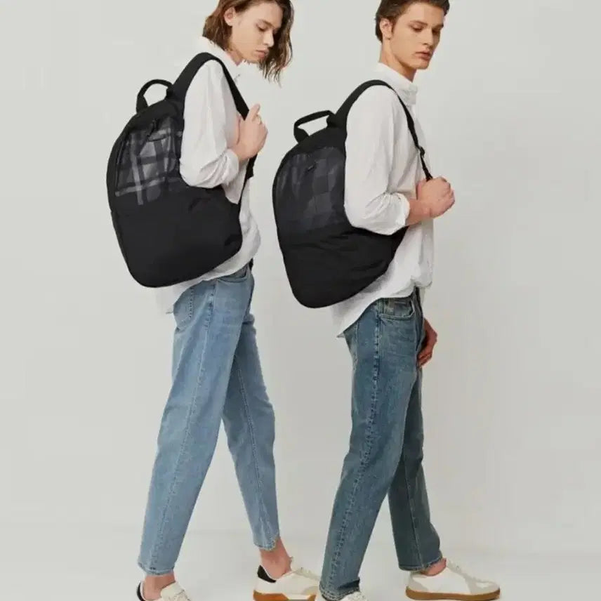 [BUNJANG] DAKS Check Lightweight Backpack GRAM Black / 닥스 가방 경량 백팩  GRAM 그램