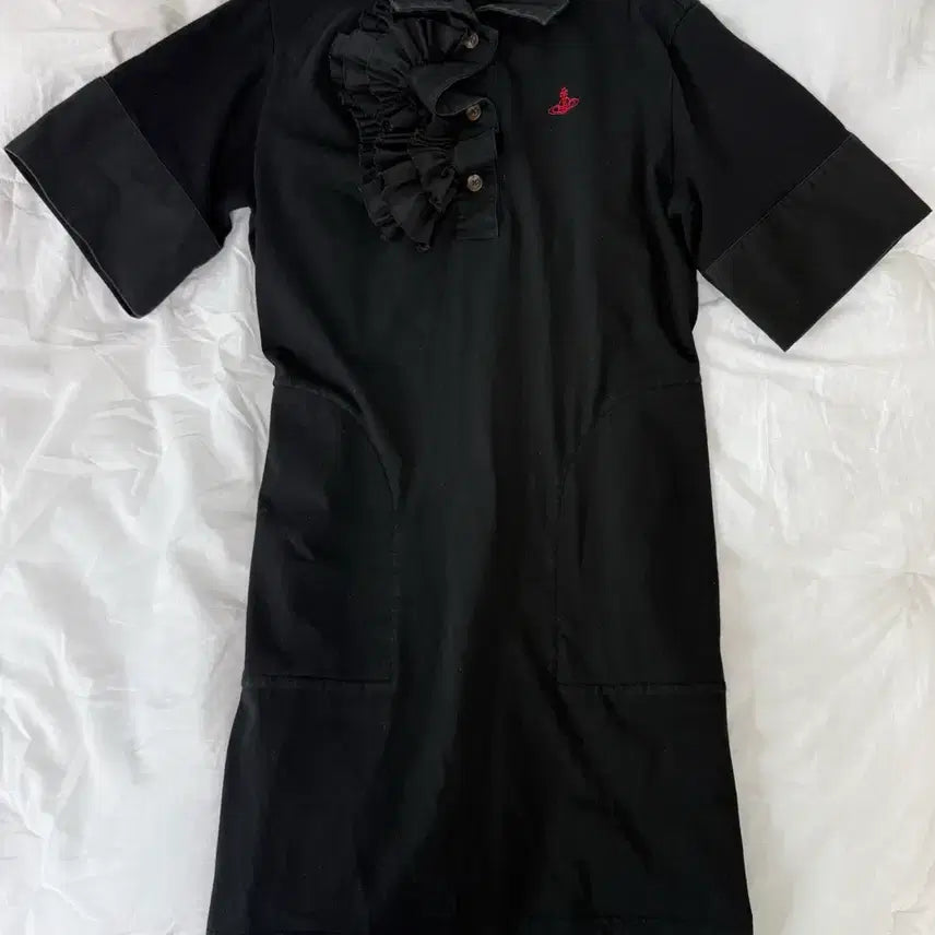 [BUNJANG] Vivienne Westwood Red Label Frill Dress Black / 비비안웨스트우드 레드라벨 프릴 원피스 블랙