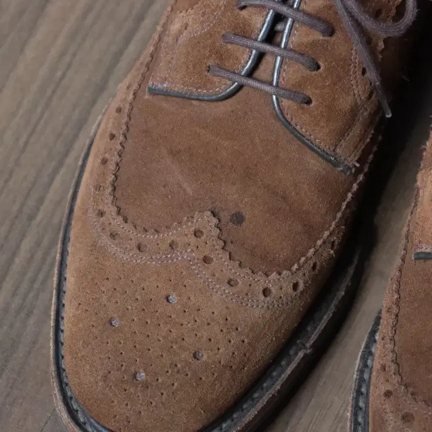 [BUNJANG] Loake Sovereign Suede Wingtip Shoes / 로크 소버린(스웨이드 윙팁) 7.5 (임시할인)