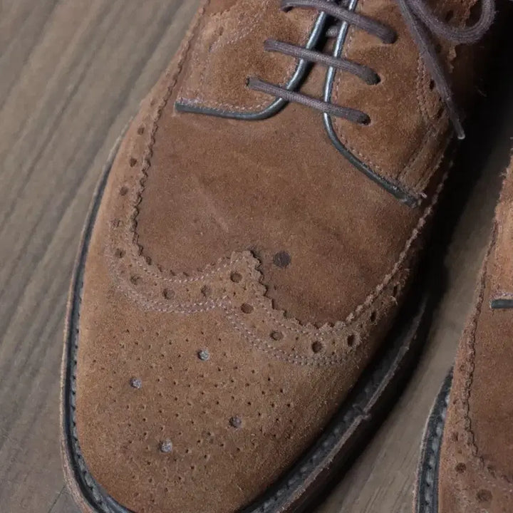 [BUNJANG] Loake Sovereign Suede Wingtip Shoes / 로크 소버린(스웨이드 윙팁) 7.5 (임시할인)