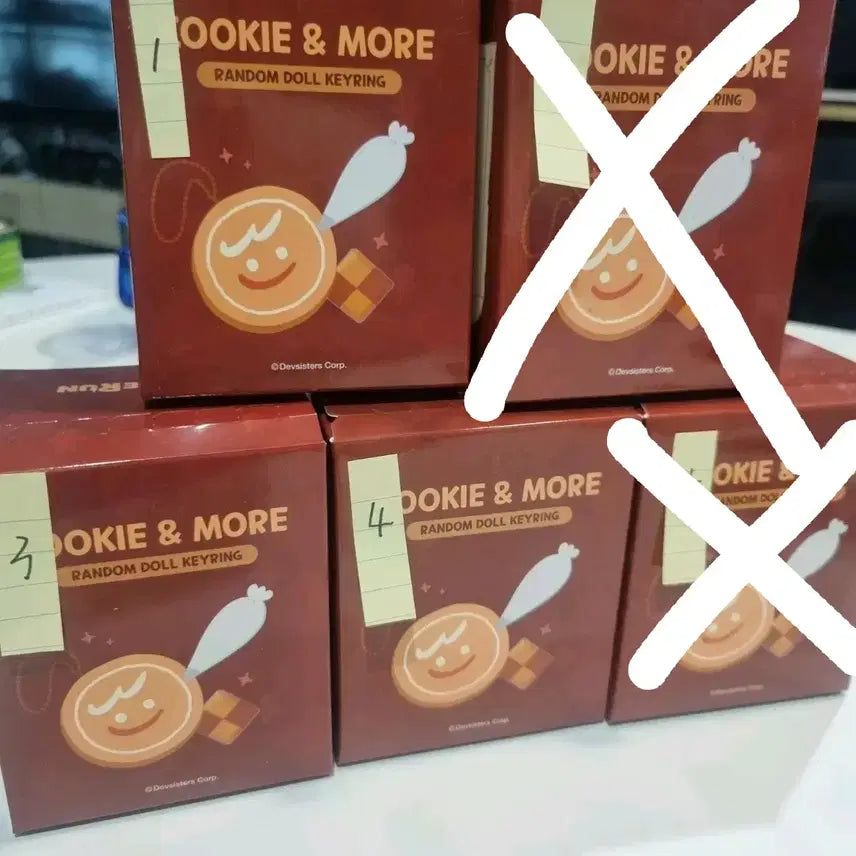 [BUNJANG] Cookie Run Cookie &amp; More Random Plush Keychain / 쿠키런 쿠키앤모어 랜덤 봉제키링