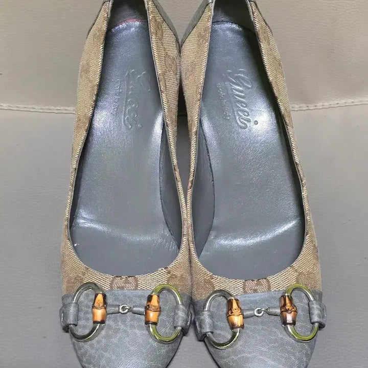 [BUNJANG] Gucci GG Bamboo Heel Pumps / 구찌 GG 로고 뱀부힐 펌프스