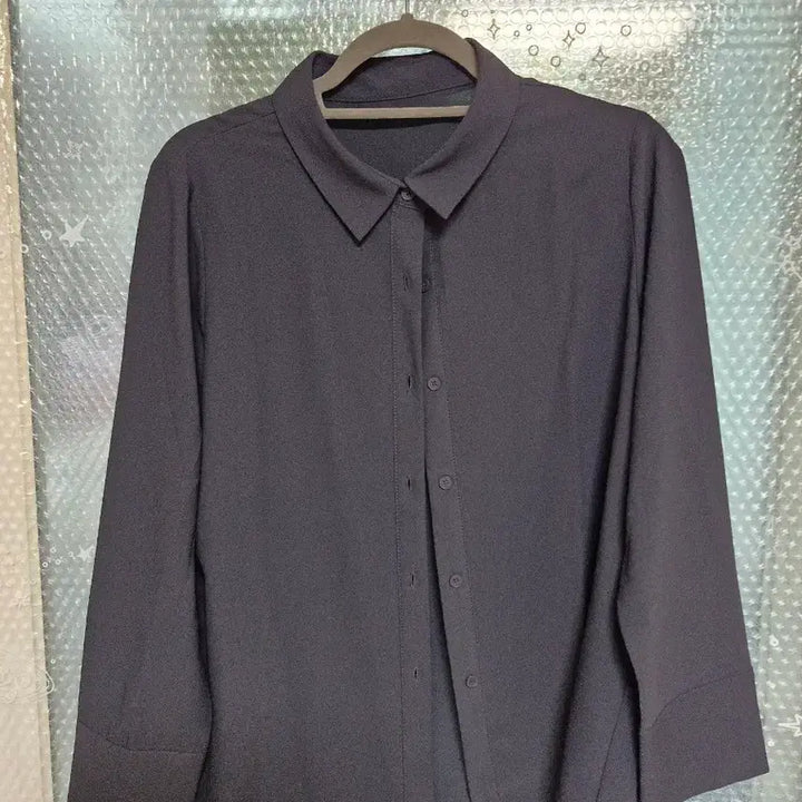[BUNJANG] Dark Gray Long-Sleeve Shirt / 긴팔 남방 셔츠 다크 그레이
