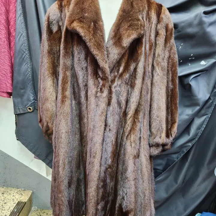 [BUNJANG] Jindo Mink Fur Coat / 진도밍크코트