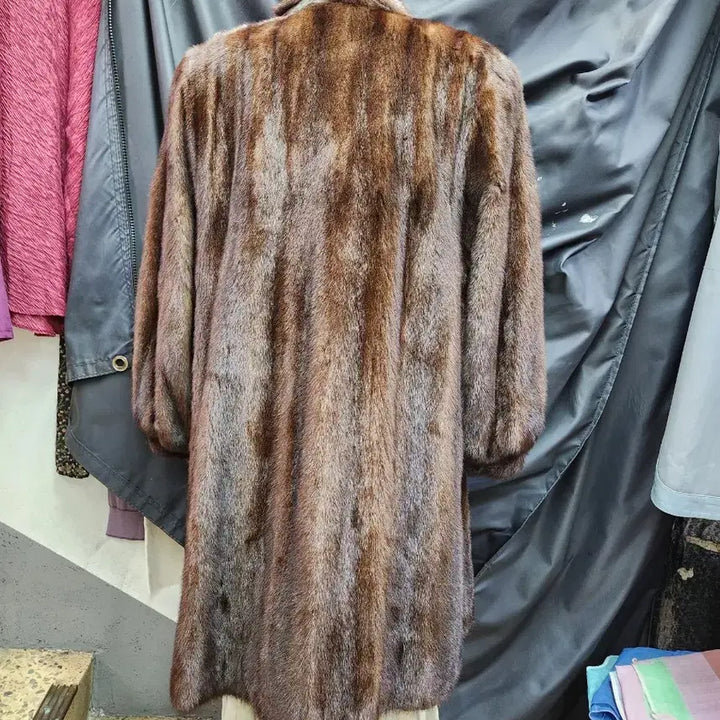 [BUNJANG] Jindo Mink Fur Coat / 진도밍크코트