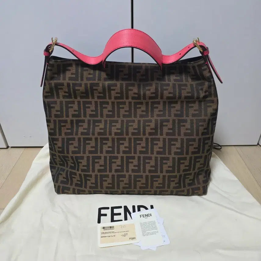 [BUNJANG] Fendi Zucca FF Logo Hobo Bag / 펜디 정품 주카 FF로고 호보백