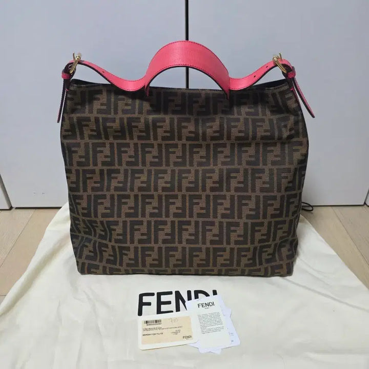 [BUNJANG] Fendi Zucca FF Logo Hobo Bag / 펜디 정품 주카 FF로고 호보백