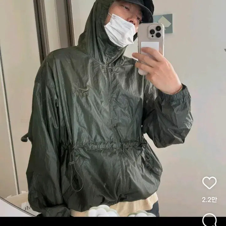 [BUNJANG] Nike Air Woven Jacket / 나이키 에어 우븐 자켓 이동휘 바람막이