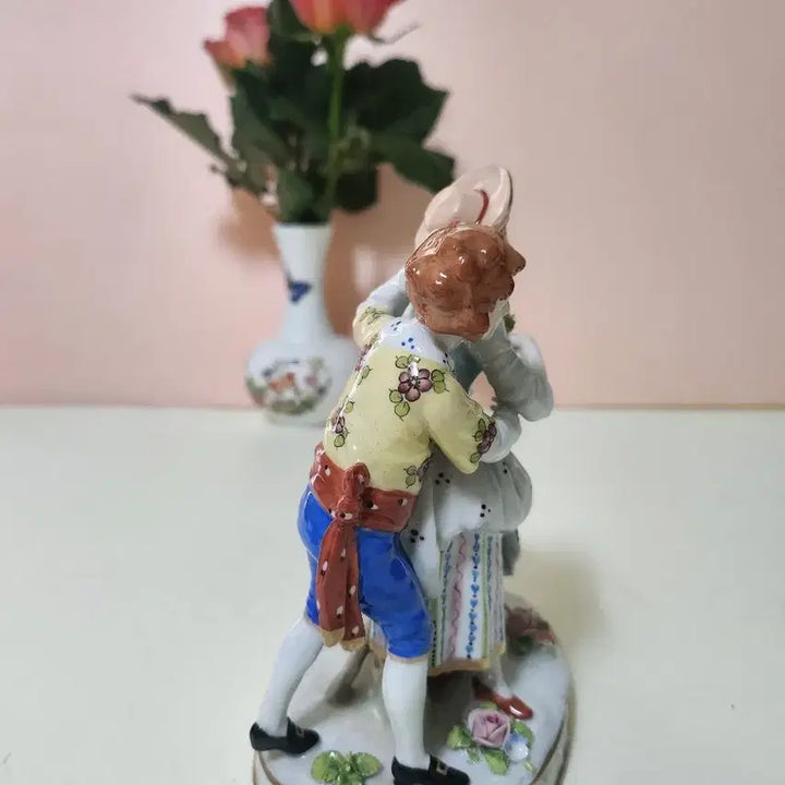 [BUNJANG] Sitzendorf Seiffen Family Outing Figurine / 드레스덴 시첸도르프 가족 나들이 피겨린