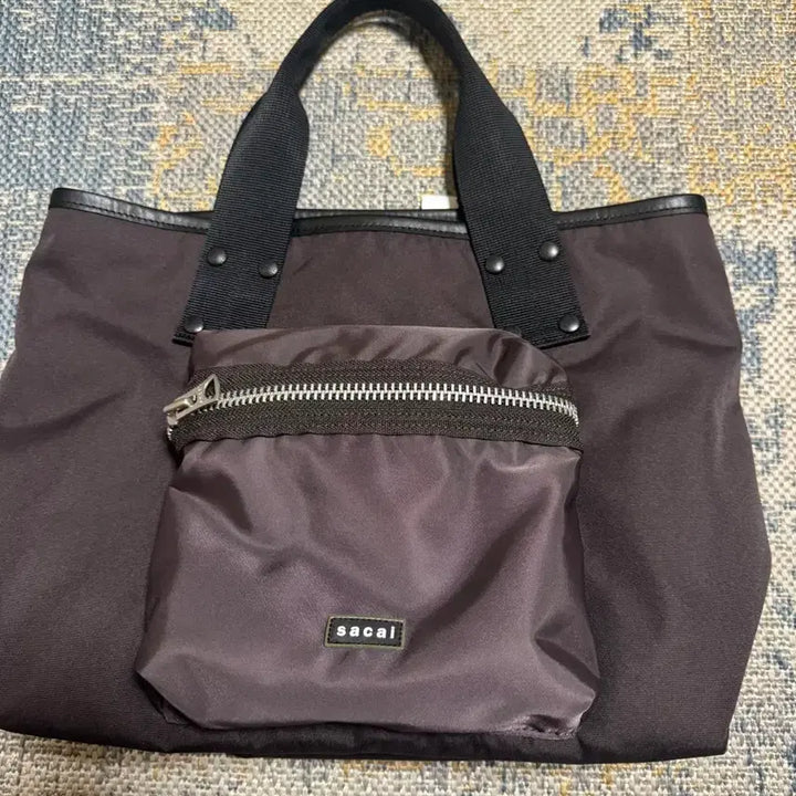 [BUNJANG] Sacai Medium Tote Bag Brown / 사카이 토트백 미디엄 브라운