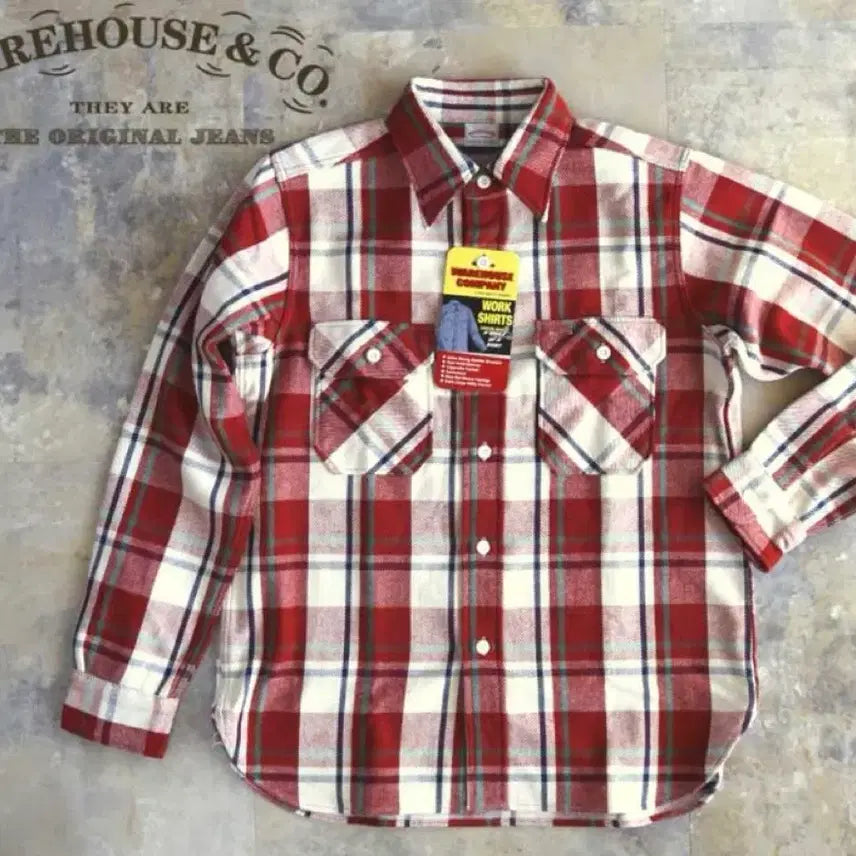 [BUNJANG] Warehouse 3104 Flannel Shirt (2025 Model) / 26시즌 웨어하우스 3104플란넬 셔츠