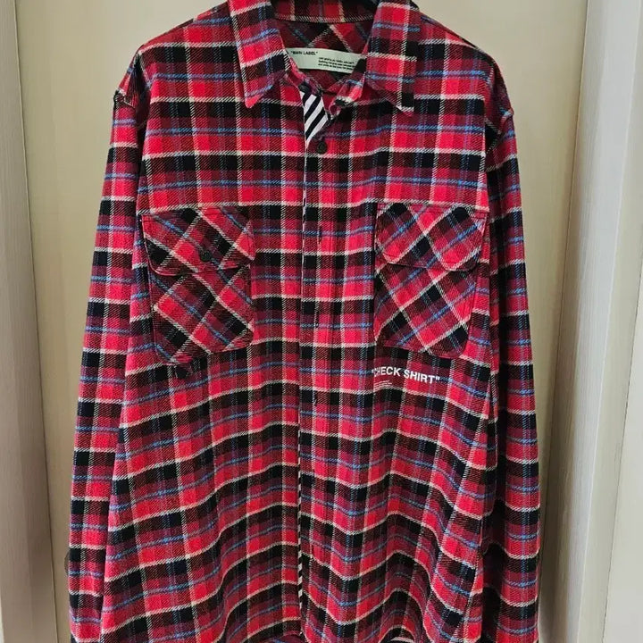 [BUNJANG] Off-White Check Shirt Flannel Shirt XXL / [정품] 오프화이트 "CHECK SHIRT" 플란넬 체크 셔츠 XXL