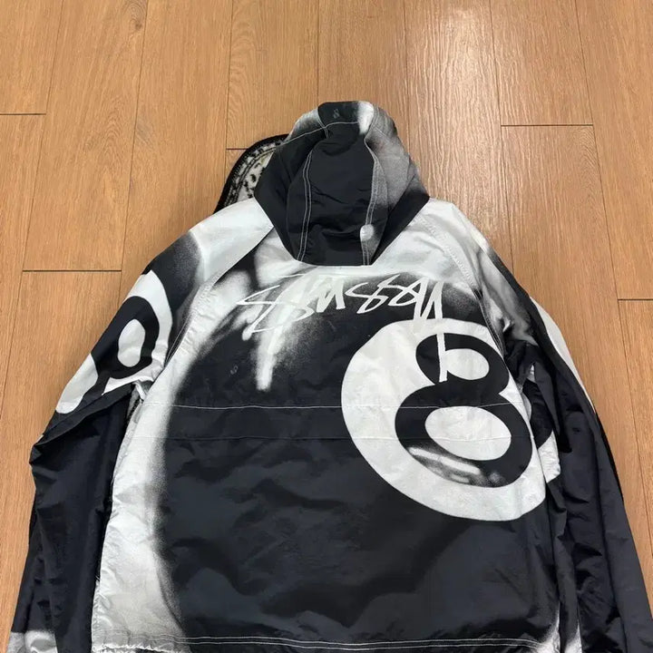 [BUNJANG] Stussy 8 Ball Hooded Windbreaker Jacket / 스투시 8볼 후드 바람막이 자켓