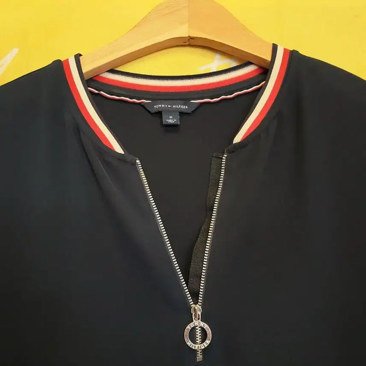 [SOLD OUT] 타미힐피거 네이비 반팔  폴리원피스 M
