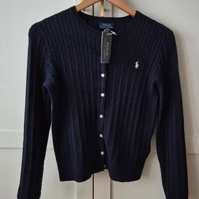 [BUNJANG] Polo Ralph Lauren Cardigan Dark Navy New / 폴로랄프로렌 가디건 다크네이비 새상품