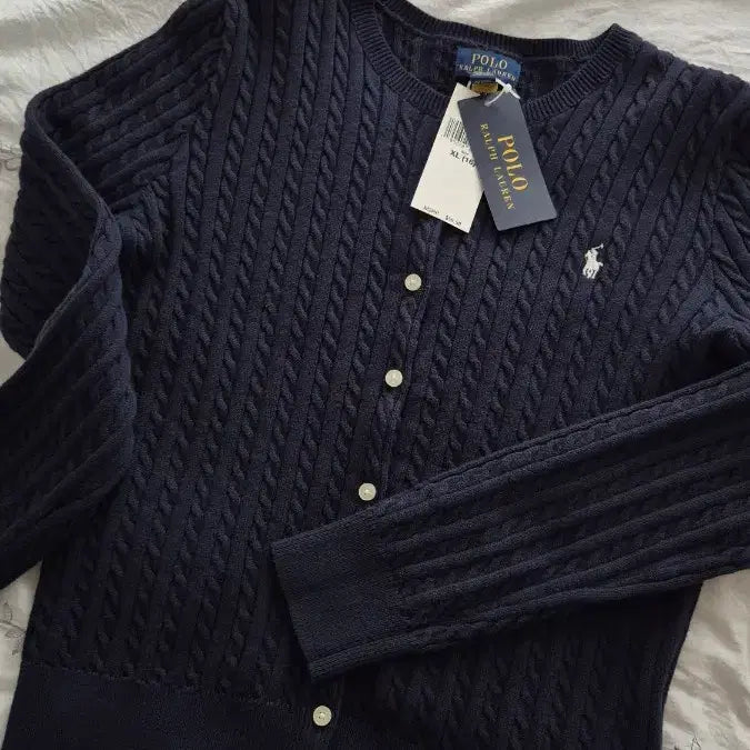 [BUNJANG] Polo Ralph Lauren Cardigan Dark Navy New / 폴로랄프로렌 가디건 다크네이비 새상품