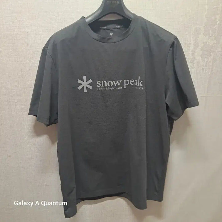 [BUNJANG] Snow Peak Short Sleeve T-Shirt / 스노우피크 반팔 (110)